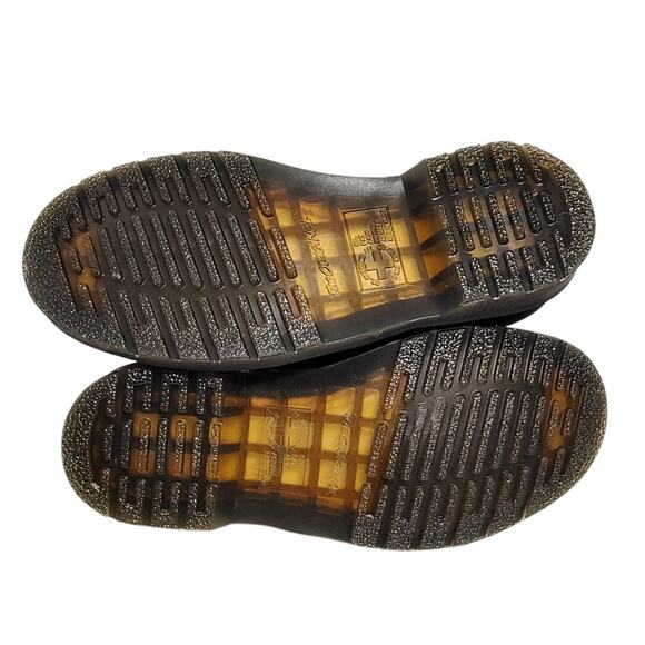 Dr. Martens 1461 Canvas Shoes Lug Sole Round Toe Black Unisex US M4/W5 UK 3 NEW - Picture 8 of 10